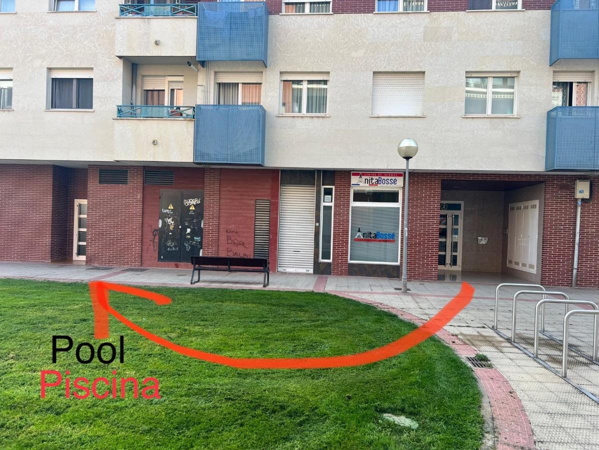 Pool And Confort 3 Habitaciones Y Garaje By Apartamentos Logroño Exterior foto